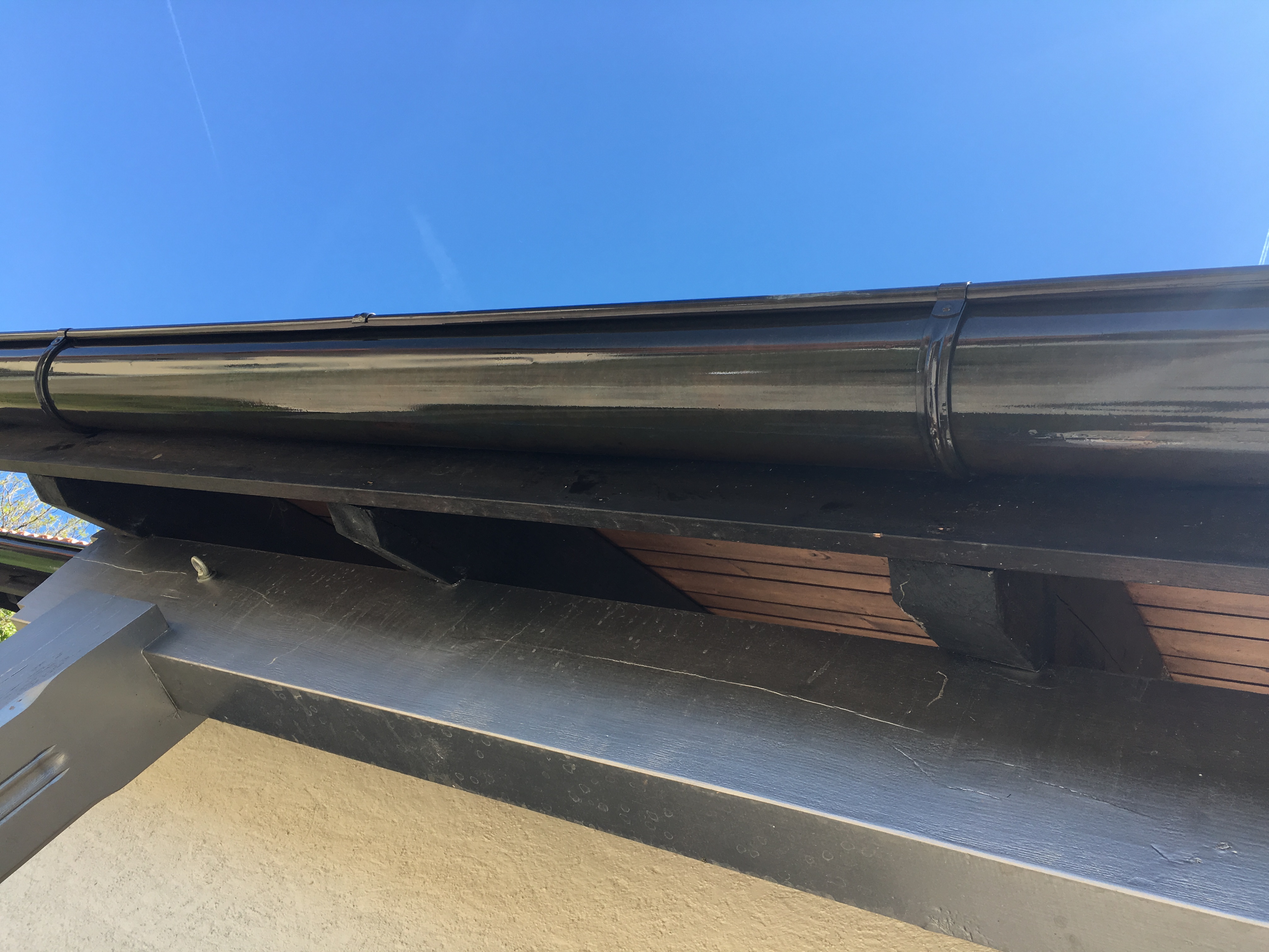 Après Entretien des gouttières en cuivre