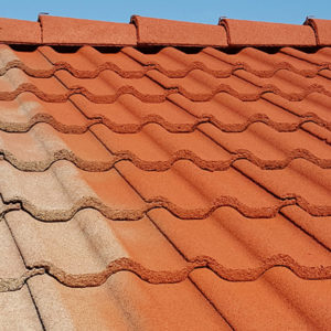 Traitement hydrofyge tuiles bétons